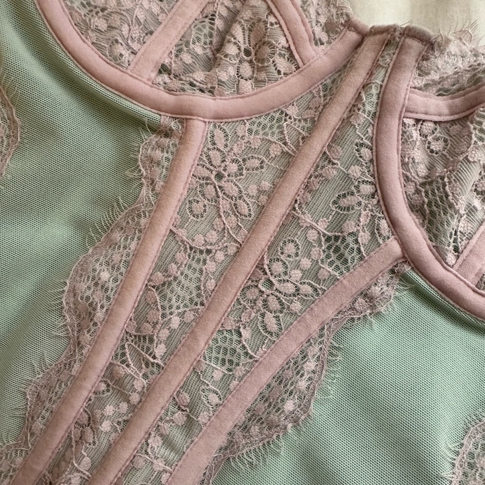Urban Outfitters Out From Under Modern Love Corset Top